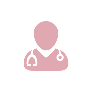 Icon of a doctor with stethoscope.